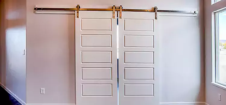 Glass Barn Door with Installation Hardware Kit Venice