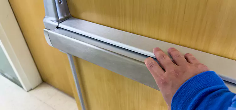 Installing a Push Bar on a Door Venice